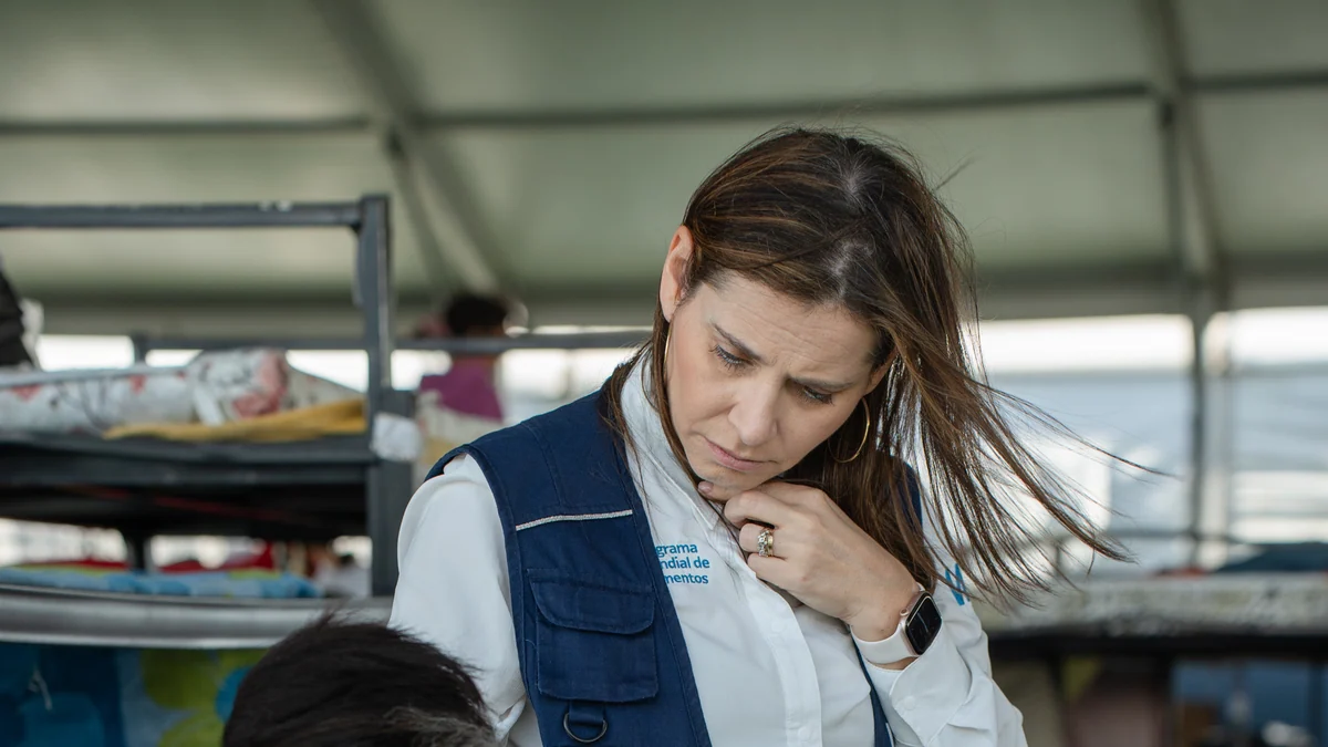 Lena Savelli, directora regional para América Latina y Caribe del Programa Mundial de Alimentos de la ONU, en Venezuela: "Las mujeres tienen menos acceso a recursos, pero siguen con la responsabilidad de dar de comer a sus hijos"