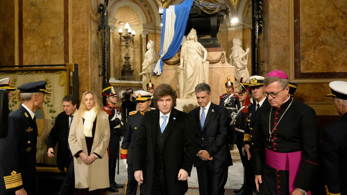 Milei asistió al Tedeum y García Cuerva pidió una clase dirigente que se anime al diálogo: “Basta de arengar la polarización”