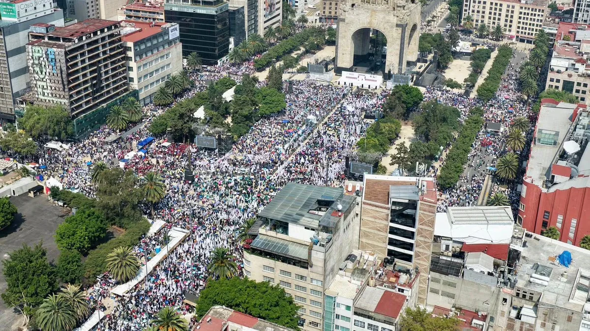 Sheinbaum agradece la audiencia de su discurso en 31 entidades de la república