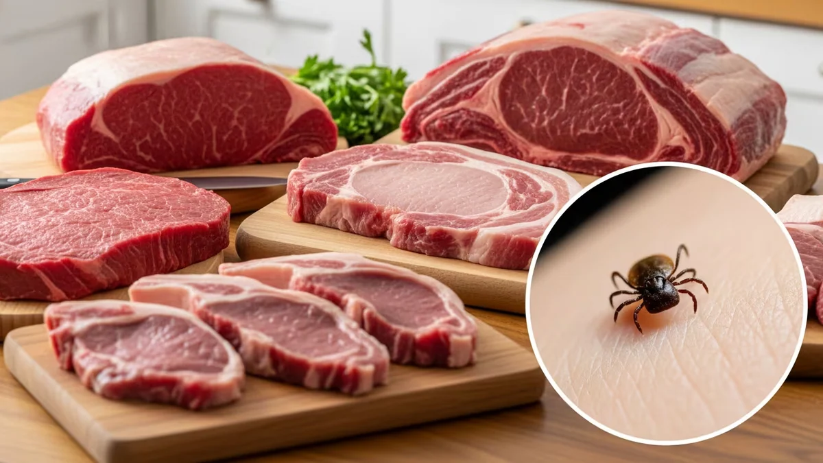 El riesgo de sufrir alergia a la carne roja por garrapatas sería mayor de lo que se creía, según un estudio