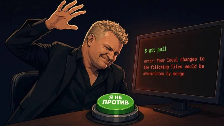 Git pull force — такой команды нет в гите, но мне пришлось ее сделать