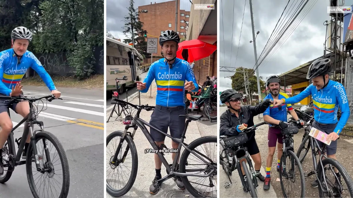 Embajador de Reino Unido en Colombia cumplió uno de los retos que le faltaban antes de finalizar su gestión en Bogotá: subió a Patios en bicicleta