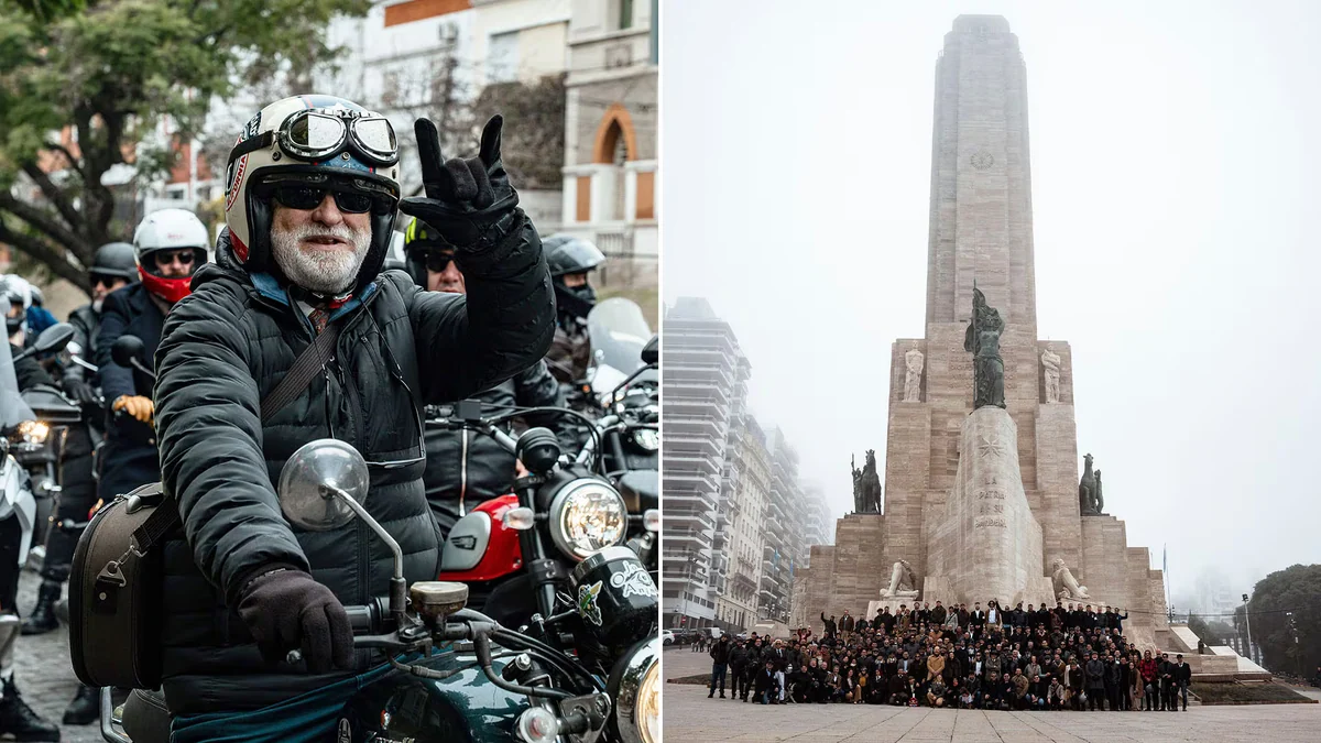 Pasión madura y elegancia sobre dos ruedas: la rodada en Rosario que rompió tabúes sobre la salud masculina