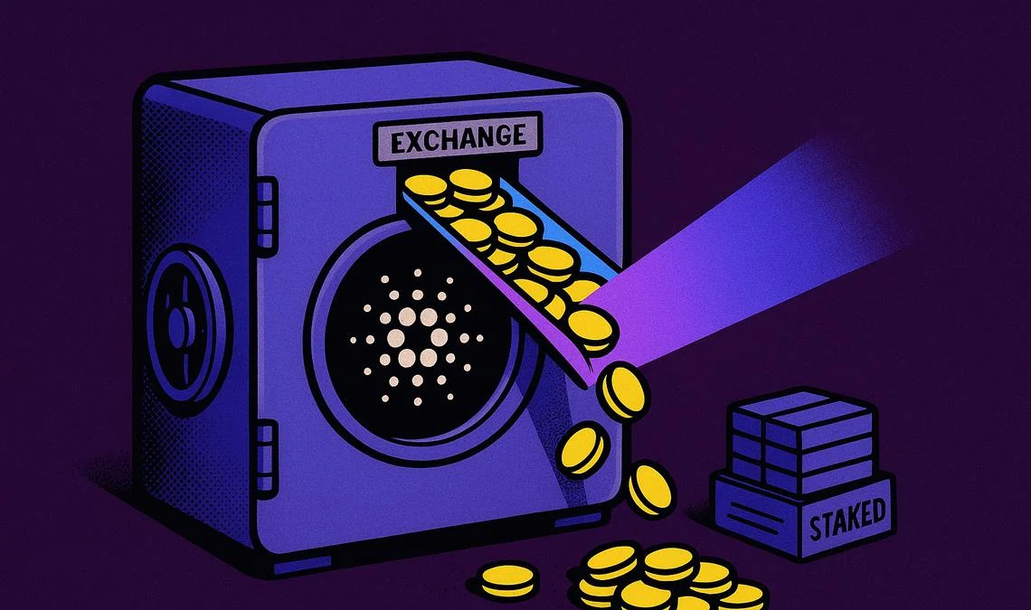 Shock di offerta ADA: meno liquidità tra whale e 21 miliardi in staking