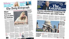 The Papers: 'Blair: Starmer has no plan for Britain' and 'The heat's still on'