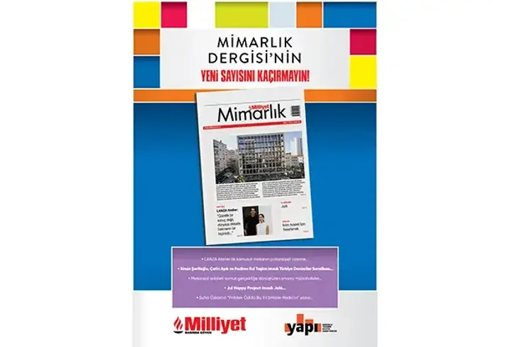 Milliyet Mimarlık Dergisi’nin 65. sayısı bu pazar bayilerde