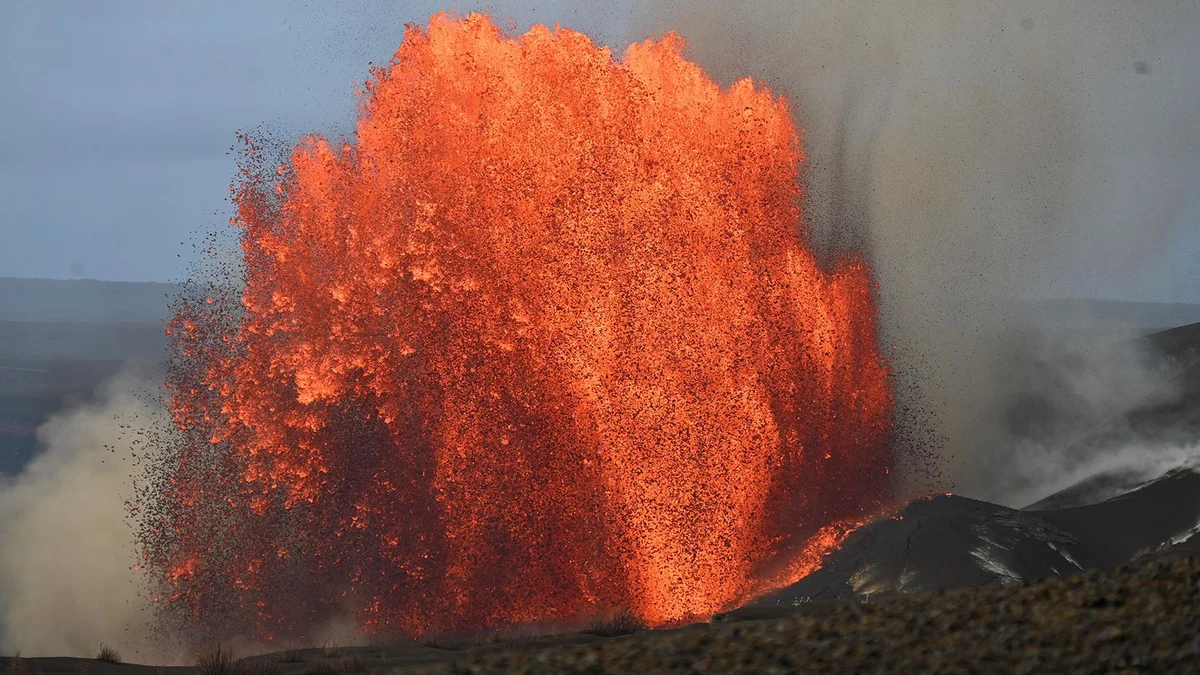 Vulkan Kilauea auf Hawaii bricht Lavafontänen-Rekord