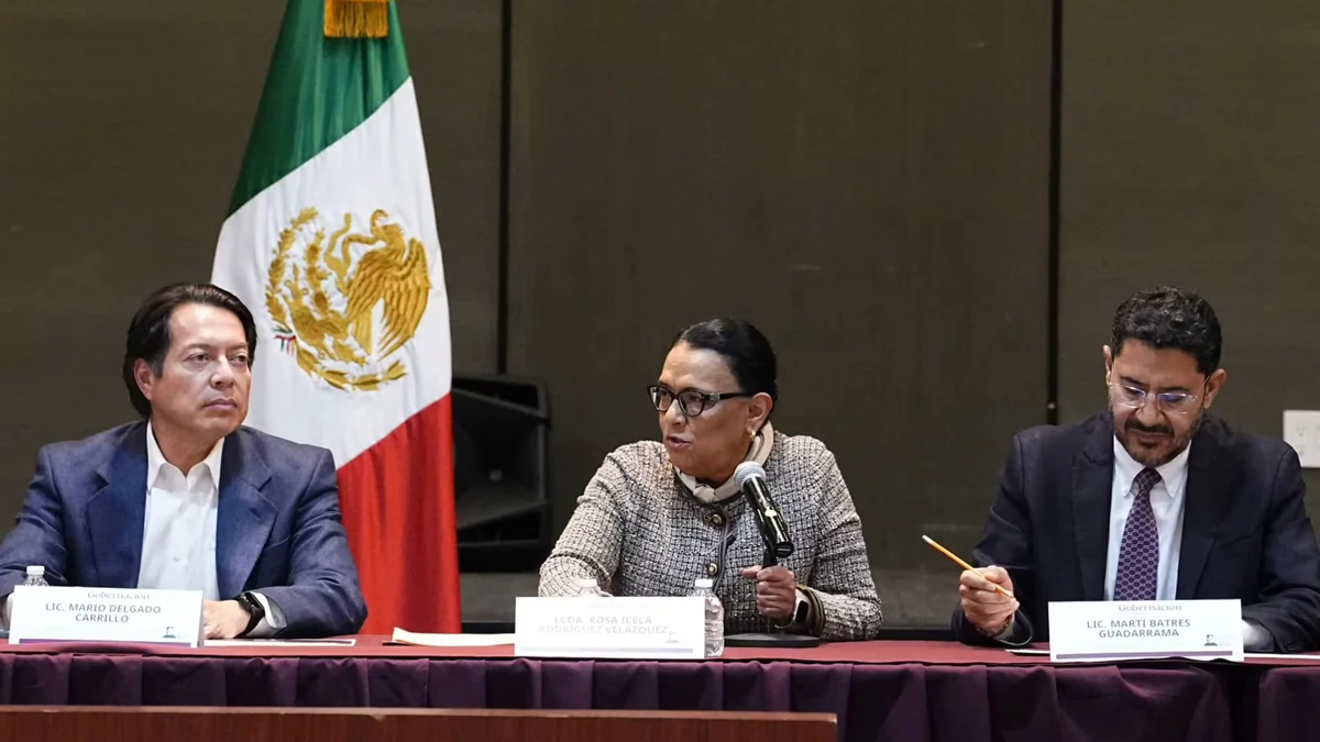 Rosa Icela Rodríguez pide a la CNTE definir si acepta acuerdo con SEP e ISSSTE