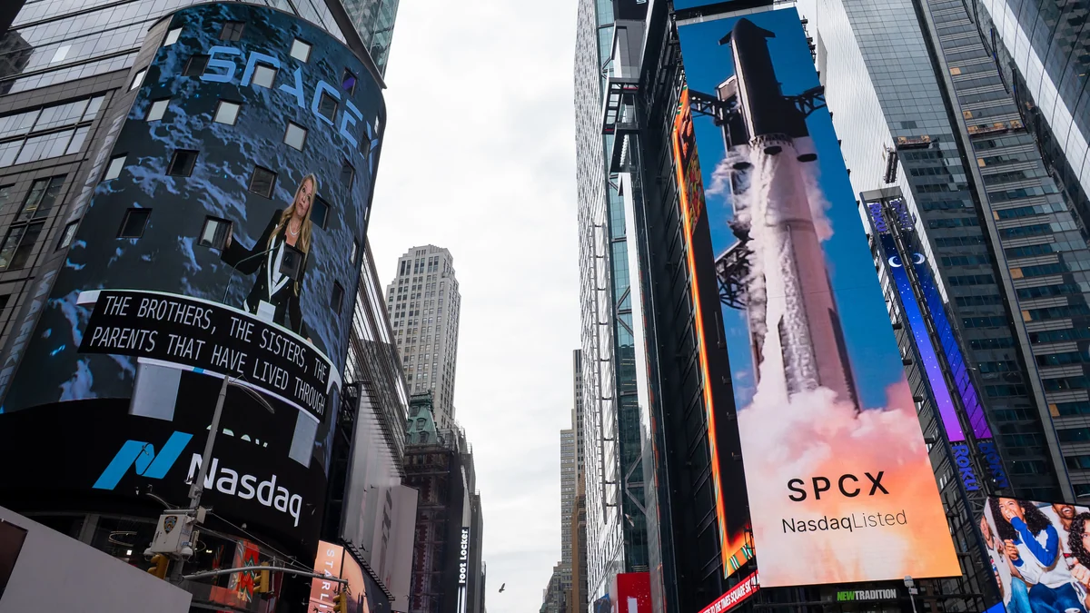 Wall Street celebra las comisiones derivadas de la OPV de SpaceX y las megafusiones