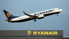 Ryanair broken window may have been caused by 'foreign object'