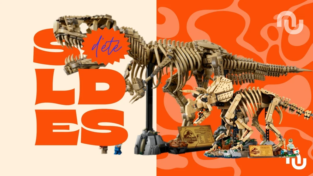 Pour les soldes d’été, Cdiscount baisse le prix de ces deux superbes Lego fossiles de dinosaures
