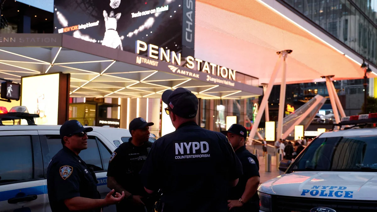 Seis heridos por apuñalamiento en una estación de metro de Nueva York