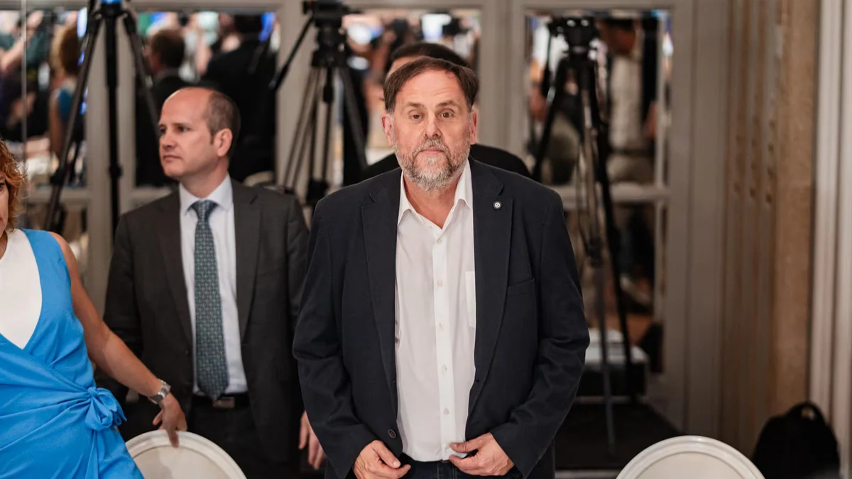 Fútbol/Mundial. Junqueras evita mostrar sus preferencias ante la final: "Seguro que ganará el Barça y no el Real Madrid"