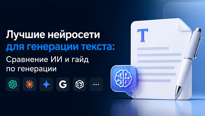 Лучшие нейросети для генерации текста: Сравнение ТОП-13 ИИ, гайд по написанию без VPN