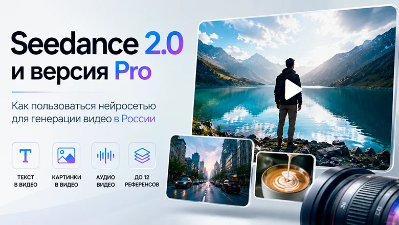 Seedance 2.0 и версия Pro: Как пользоваться нейросетью для генерации видео в России