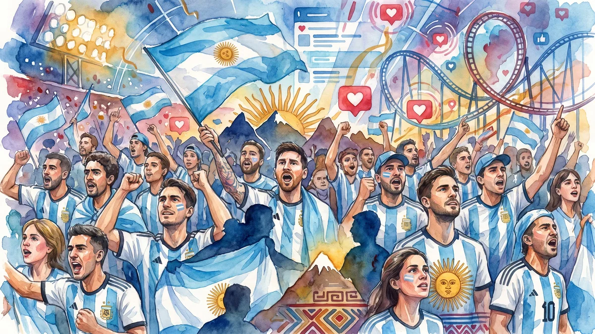 “Aguante corazón, aguante”: cómo llega el pulso del hincha argentino a la final del Mundial y qué opinan sus vecinos de América Latina
