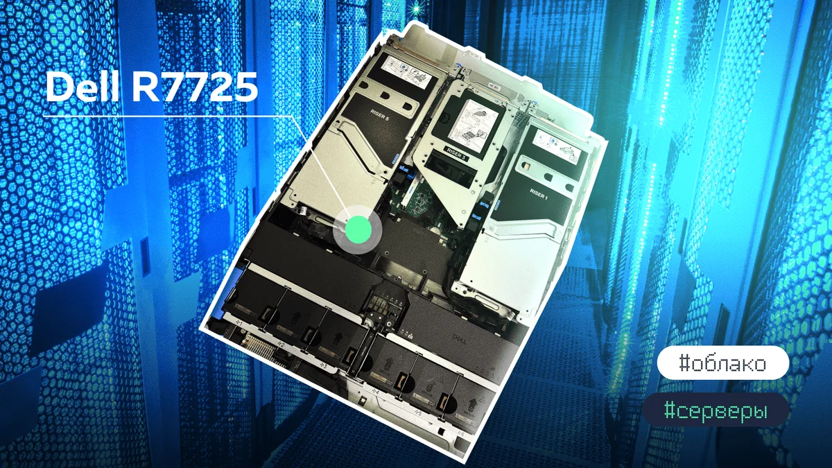 Новые серверы в облаке mClouds: обзор Dell R7725 с 64-х ядерными AMD EPYC 9555