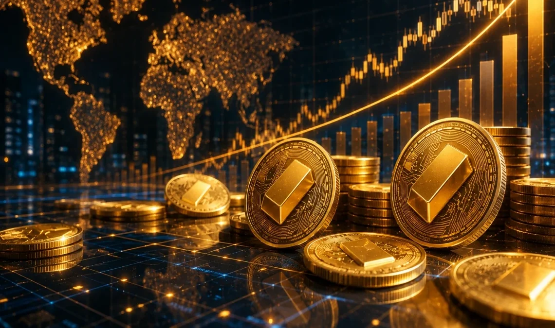 Boom per il trading di oro tokenizzato: un’alternativa alle crypto?