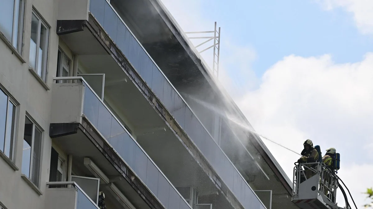 Mehrere Tote bei Hochhausbrand in Antwerpen
