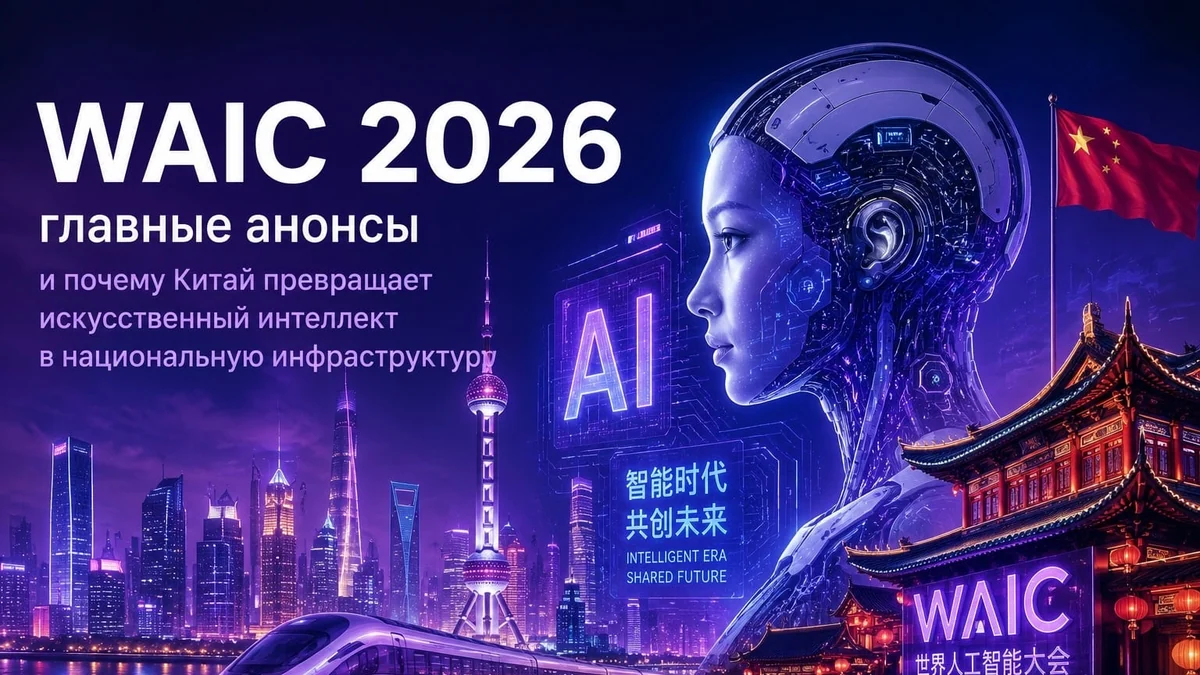 WAIC 2026: главные анонсы и почему Китай превращает искусственный интеллект в национальную инфраструктуру