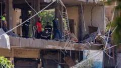 Israeli military says Hezbollah targets struck in Beirut
