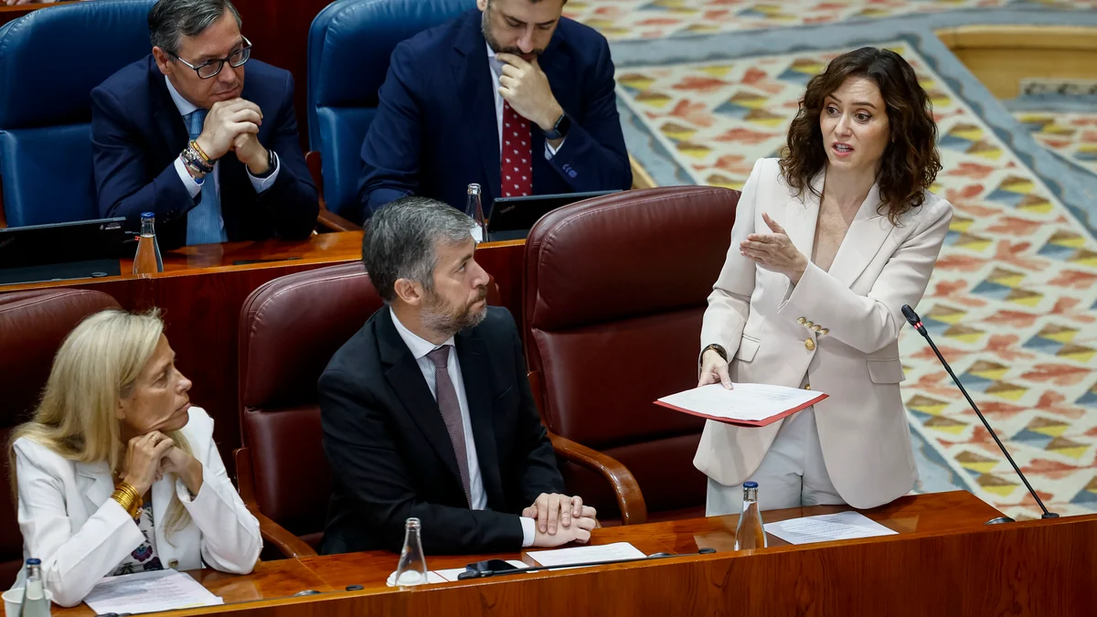 Ayuso vaticina el fracaso de los tres ministros candidatos de la izquierda: "Van a quemar las calles, pero Madrid les va a hundir en las urnas"