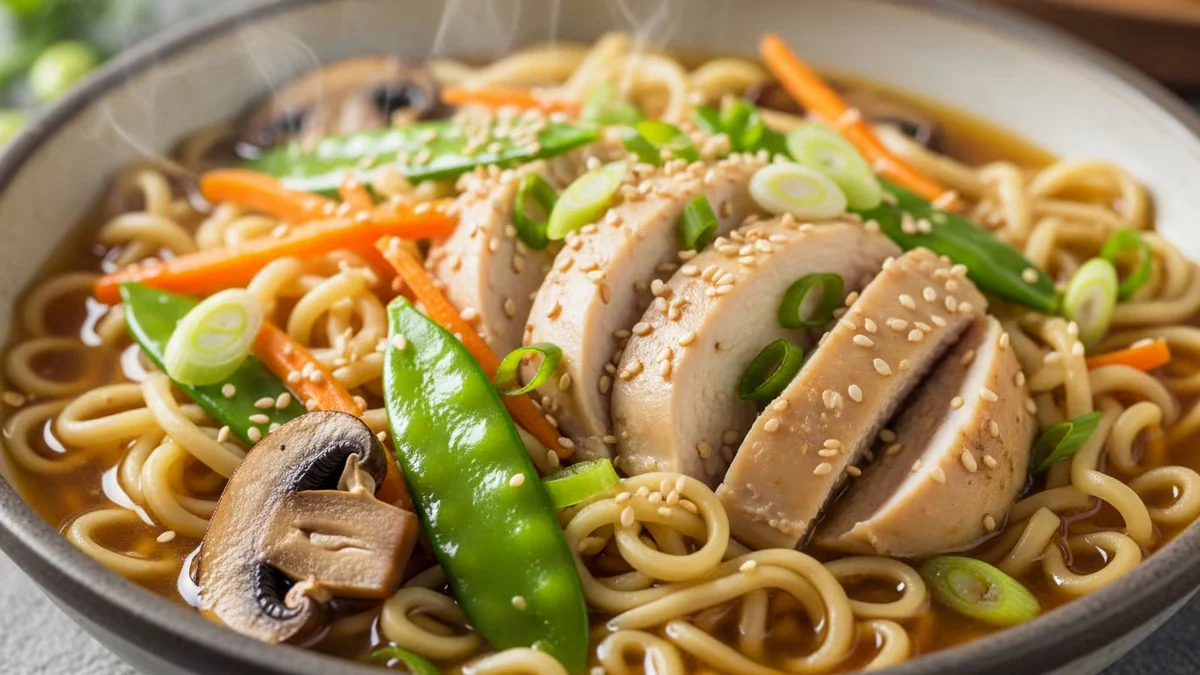 Receta de fideos con pollo: el platillo casero que combina sabor, tradición y practicidad