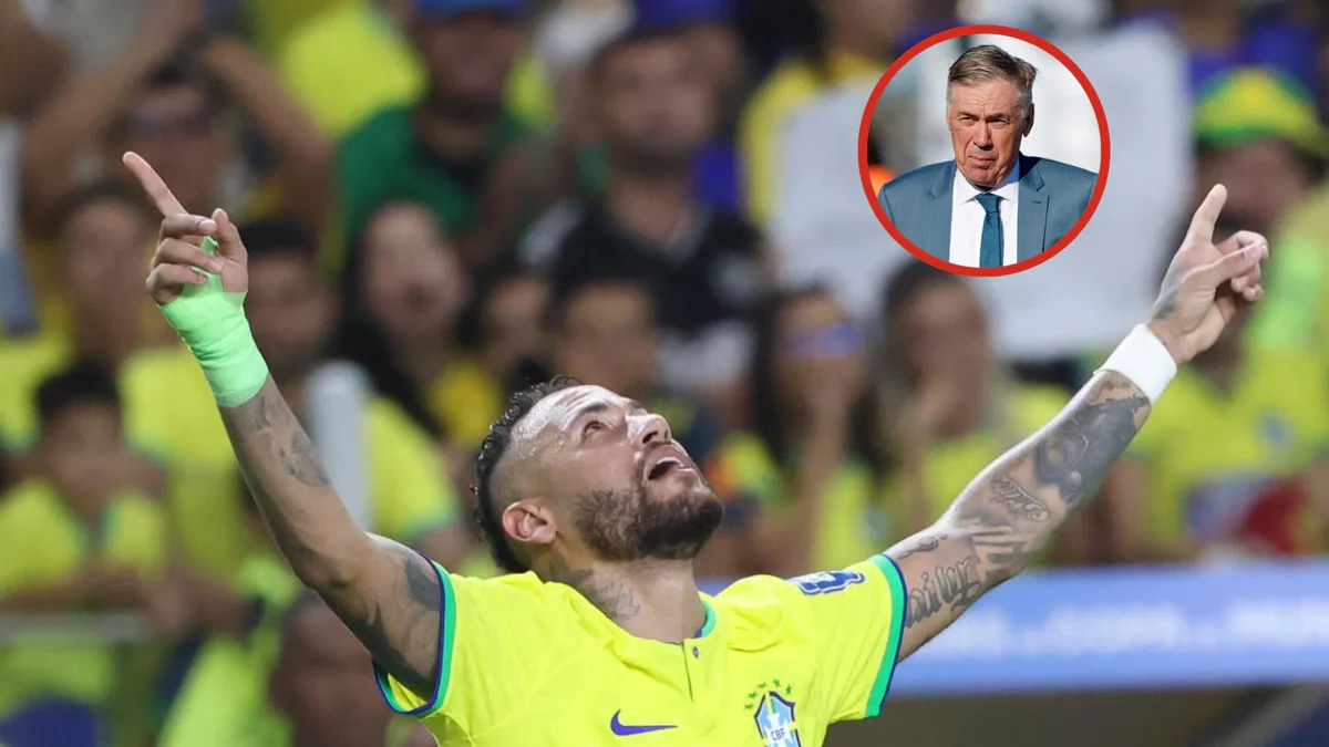 Revelaron los motivos que llevaron a Ancelotti a citar a Neymar para el Mundial: “Hasta dos días antes estaba afuera”