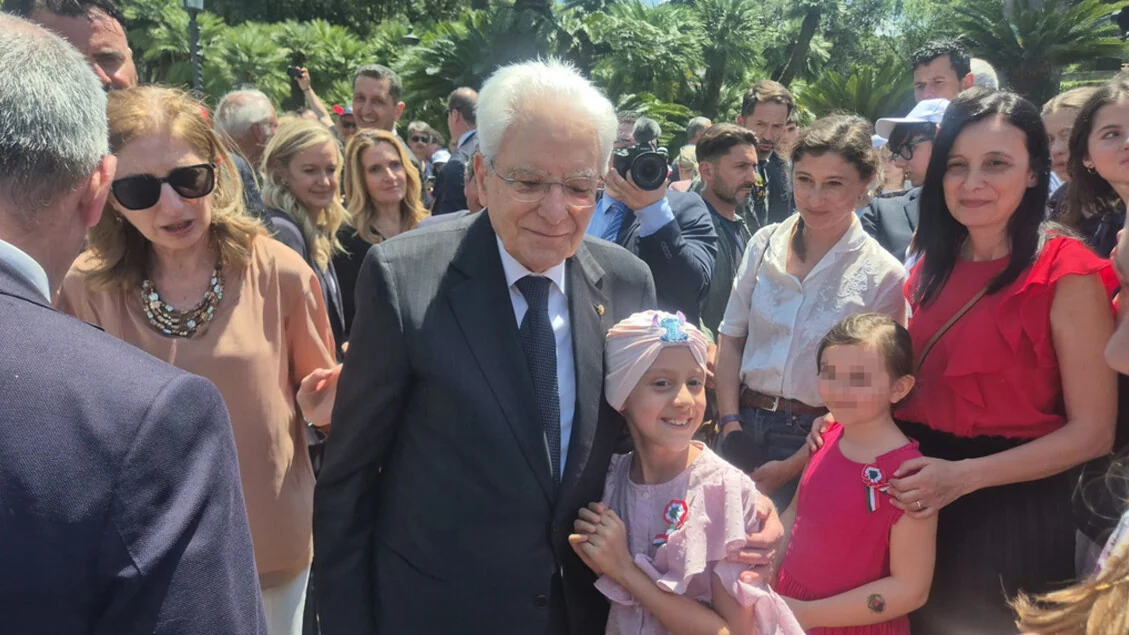 Da Sinner a Mattarella, il tenero abbraccio di Sofia al Presidente