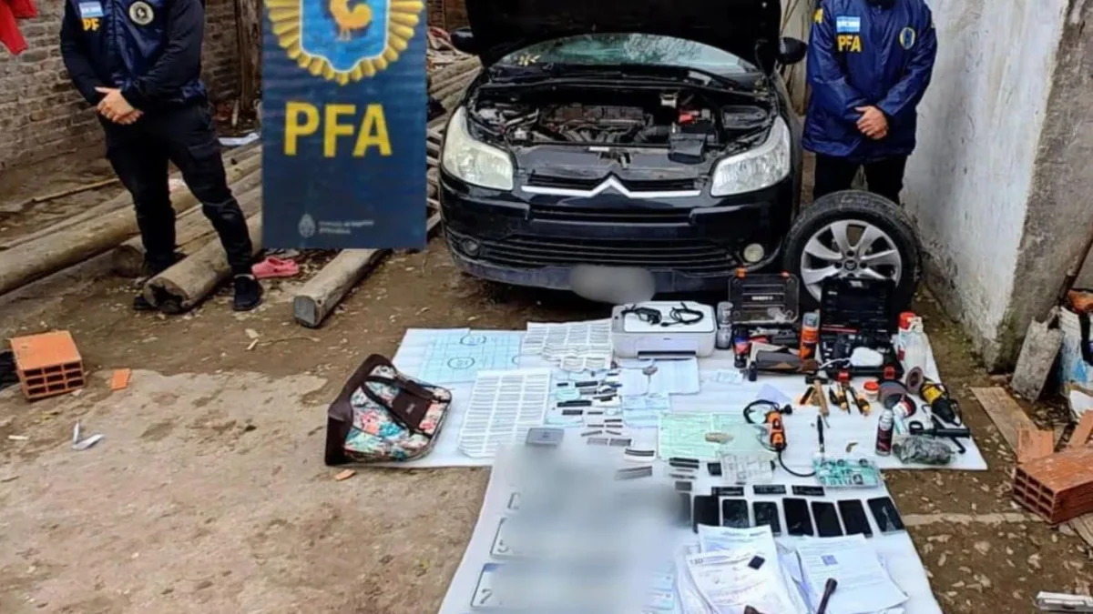 Desmantelaron una banda que se dedicaba a la compra y venta de autopartes robadas en el sur del conurbano