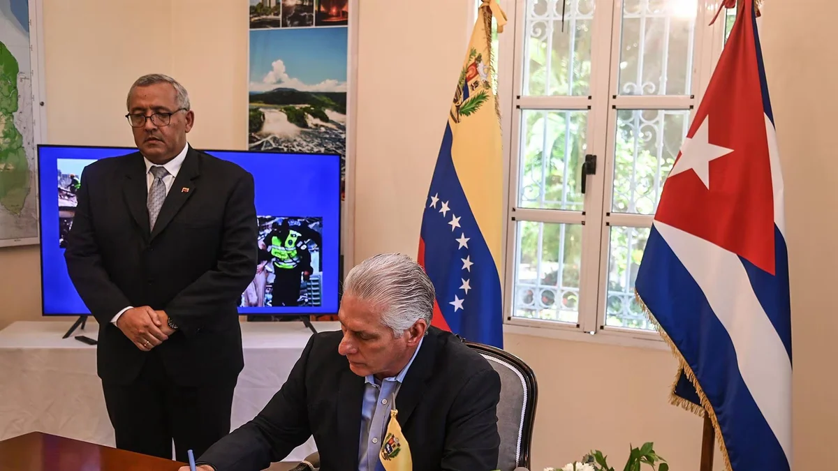 Díaz-Canel asegura que médicos y rescatistas cubanos permanecerán en Venezuela "el tiempo que sea necesario"