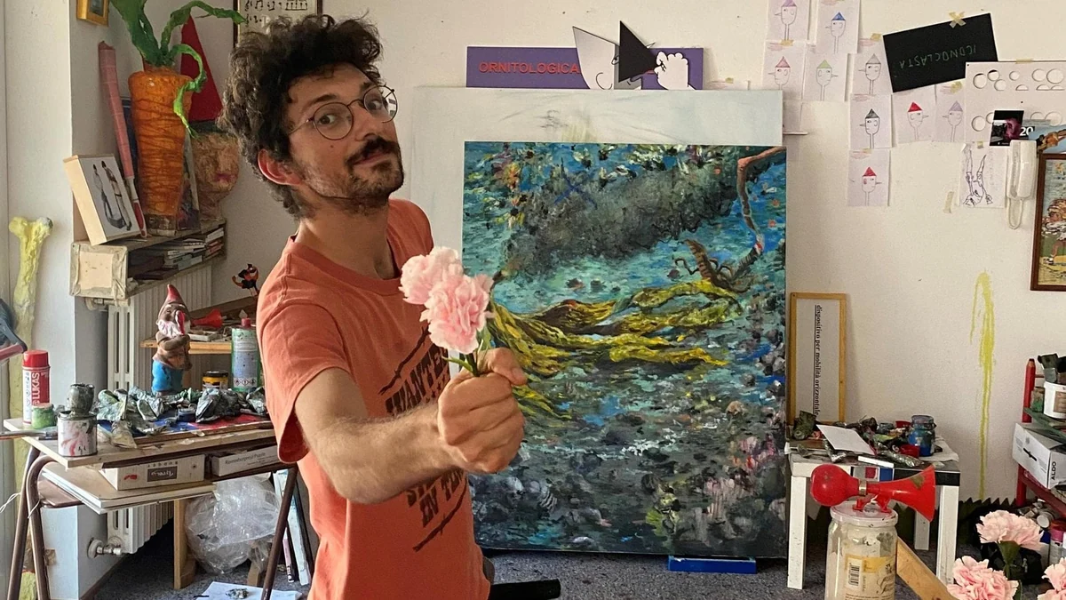 Generazione 2K: Aronne Pleuteri, artista: «L’umorismo fa inciampare nella realtà»