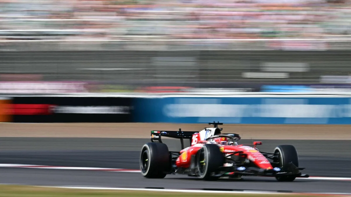 La Ferrari di Leclerc vince il Gp d'Inghilterra LE FOTO