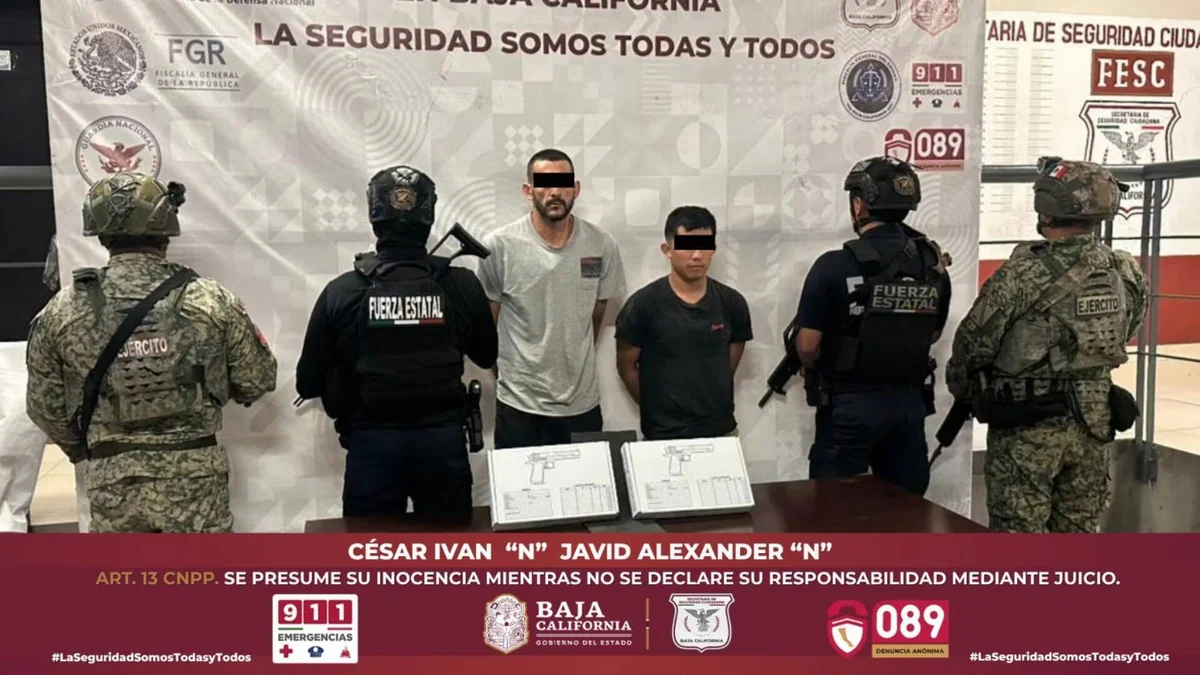 Detienen a “El 60” presunto líder de sicarios del CJNG en Baja California
