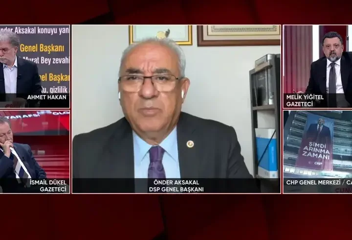 DSP Genel Başkanı Aksakal 'te: Özel'in teklifini reddettik
