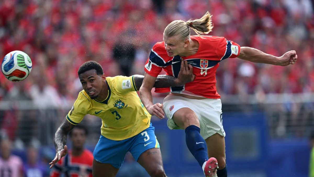 El martillo vikingo de Haaland demuele a la Brasil de Ancelotti