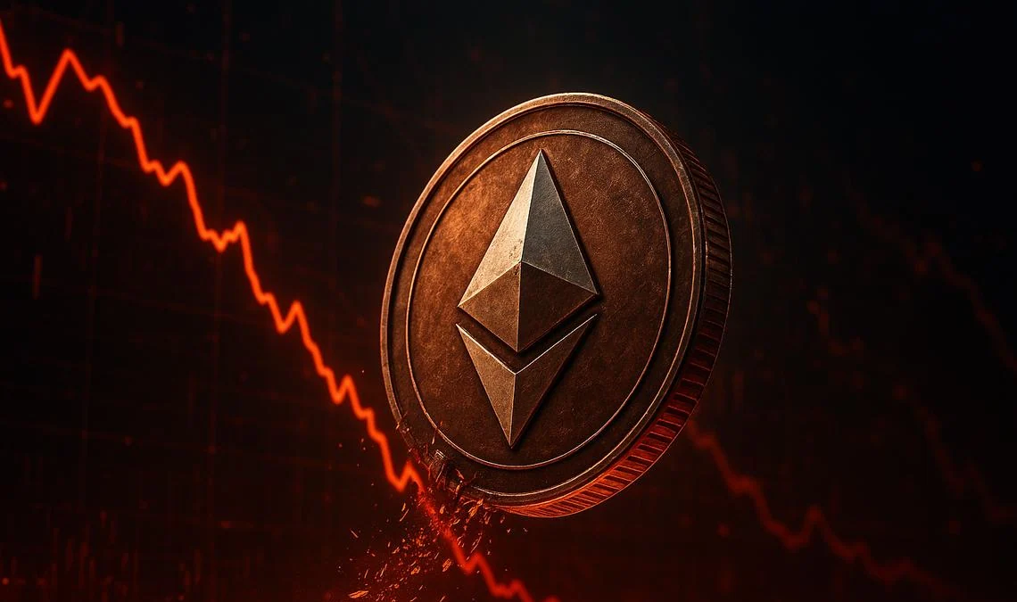 Prezzo Ethereum a 1.620$ con paura estrema: le EMA bloccano ogni rimbalzo