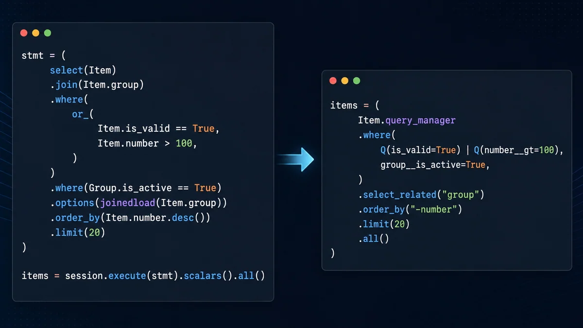 Django-style фильтры поверх SQLAlchemy: зачем я написал python пакет sqlalchemy-query-manager
