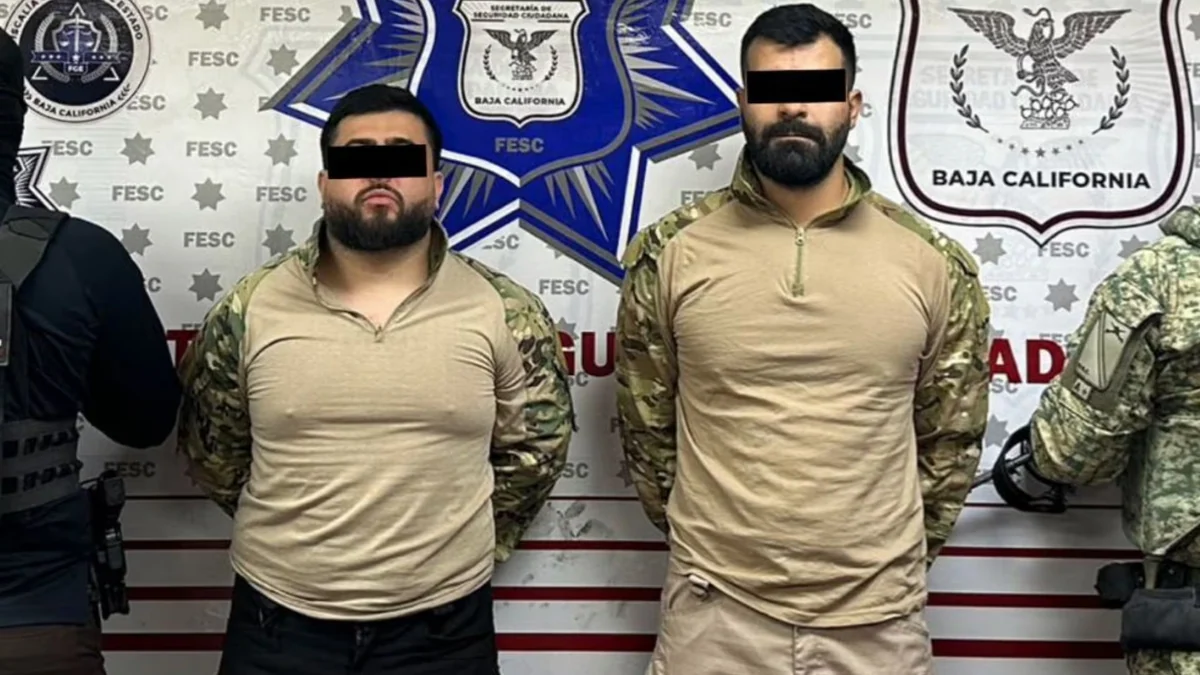 Caen en Mexicali dos colombianos vinculados a célula delictiva: llevaban una Glock y dos camionetas robadas en EEUU