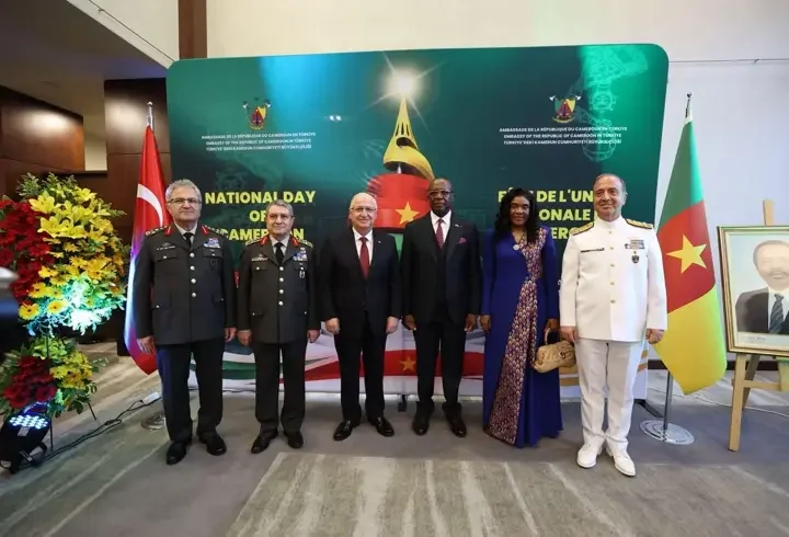 Bakan Güler, Kamerun Milli Günü resepsiyonuna katıldı