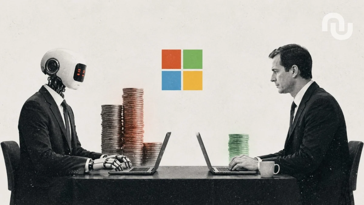 Finalement, l’IA coûte plus cher qu’un humain : la dure réalité financière qui rattrape Microsoft