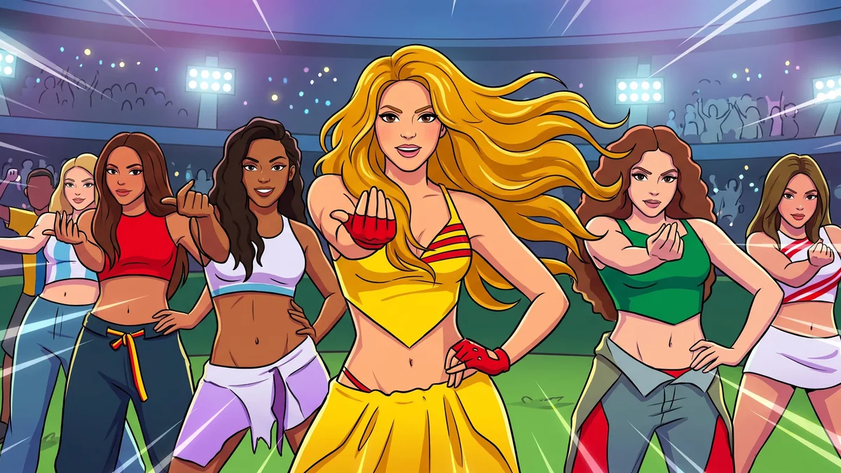 Shakira compartió un fragmento de la versión en español de “Dai Dai”, canción oficial del Mundial 2026