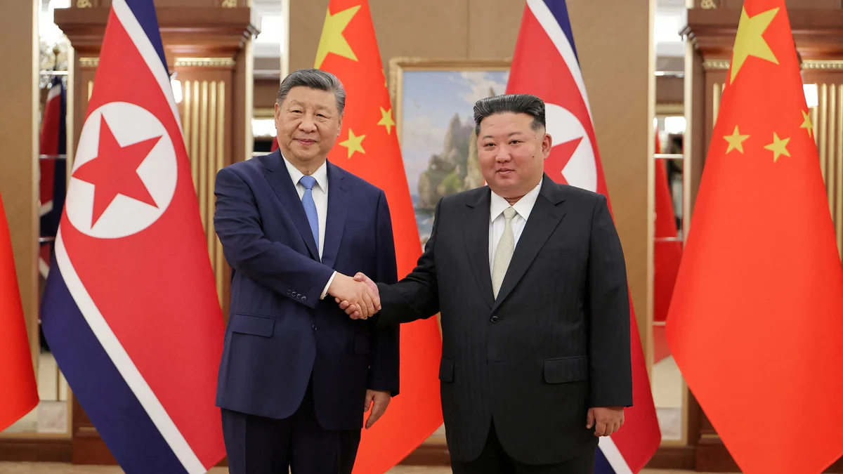 El dictador norcoreano Kim Jong-un prometió estrechar lazos con Xi Jinping en el marco del 105 aniversario del Partido Comunista chino