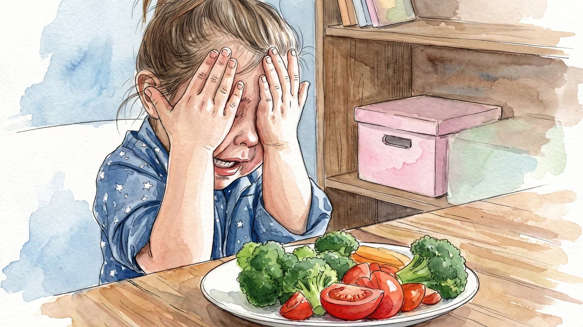 Cómo un cambio en la rutina familiar puede lograr que los niños acepten más verduras