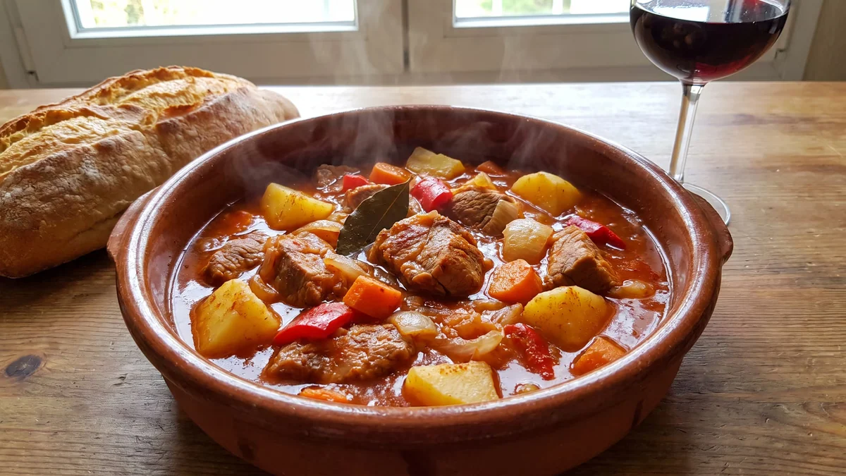 Receta de estofado de carne de cerdo, rápida y fácil