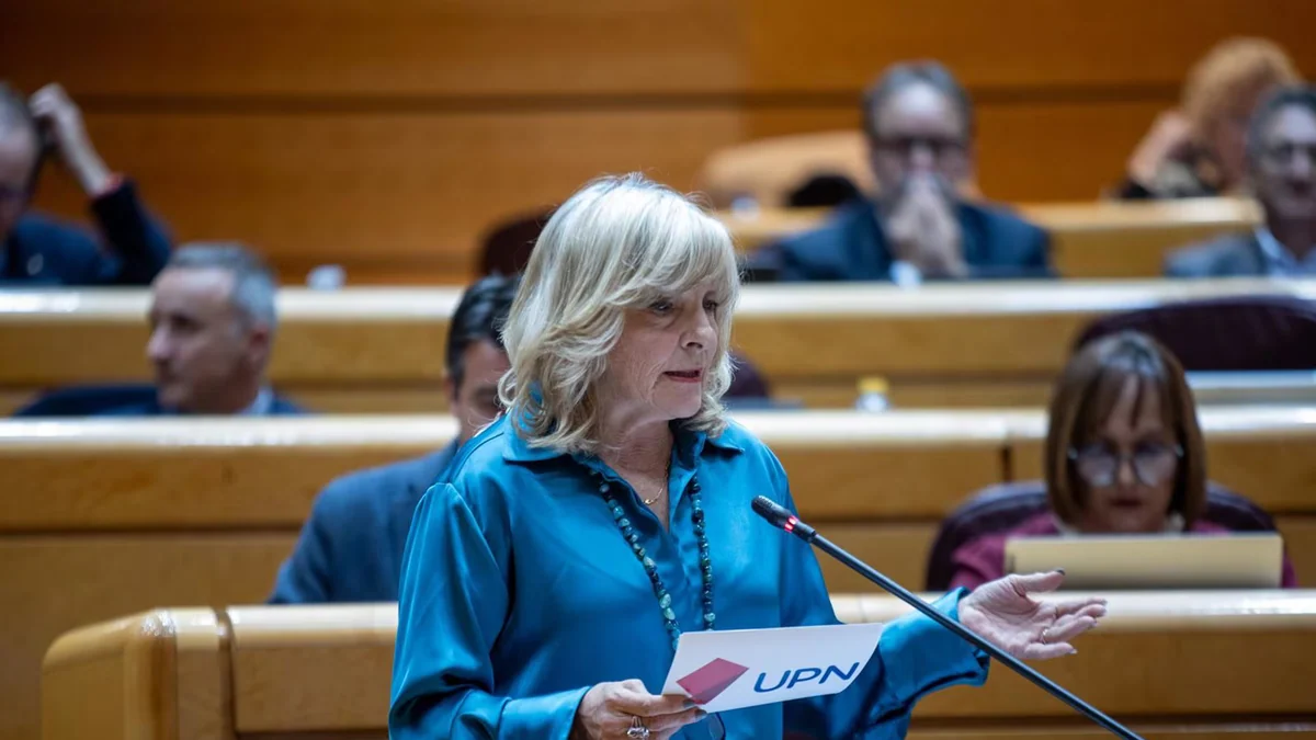 María Caballero (UPN) denuncia el "blanqueamiento" de la violencia de los radicales tras el ataque en Berriozar