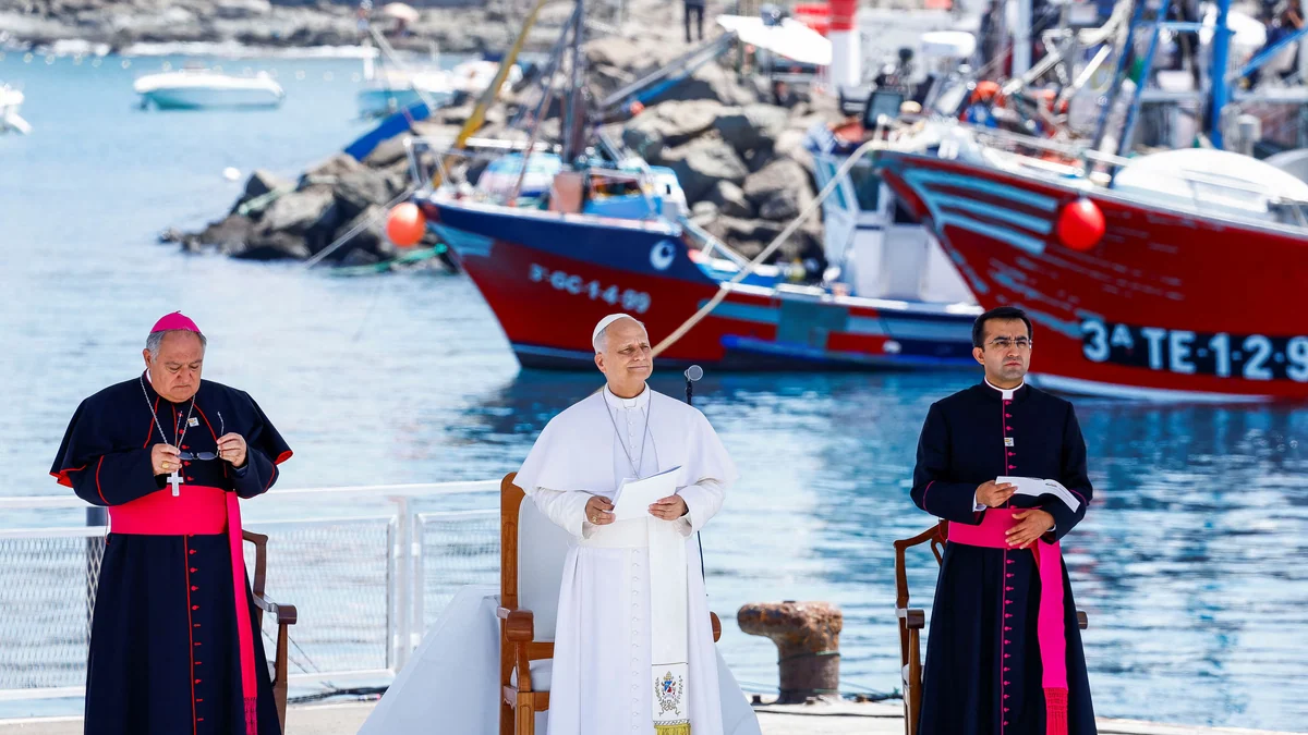Visita del papa León XIV, en directo | El Papa denuncia el drama migratorio: “Europa no puede acostumbrarse a que el mar sea un cementerio sin lápidas”