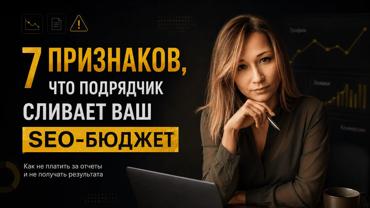 7 признаков, что подрядчик сливает ваш SEO-бюджет