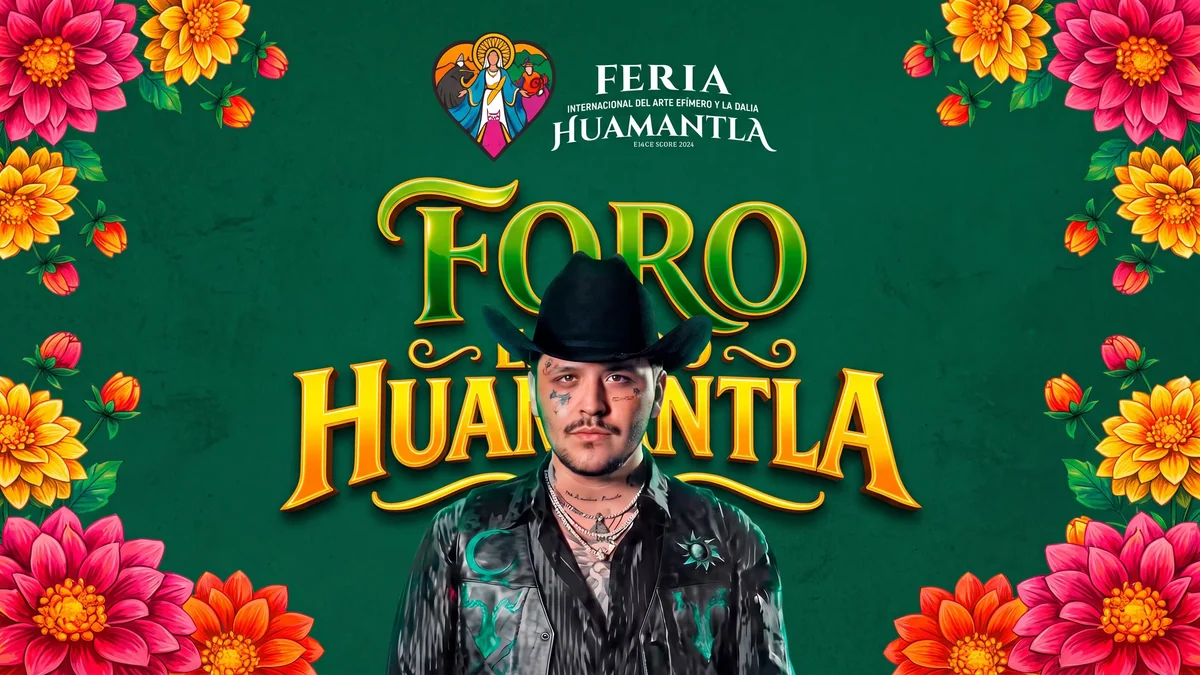 Christian Nodal, José Madero y Juanes los conciertos que amenizarán la Feria de Huamantla 2026