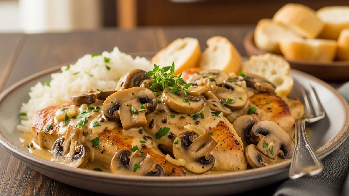 Receta de pollo en salsa de champiñones: prepara un platillo cremoso, fácil y lleno de sabor en casa